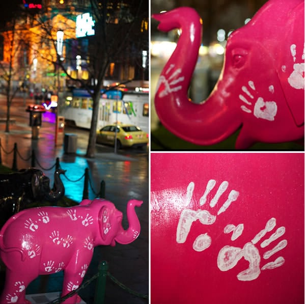 Paint the city pink by Siemens, Melbourne