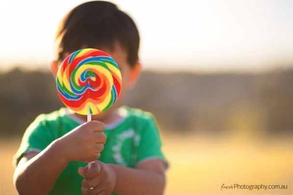 Lollipop red yellow green - Photography